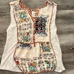 Anthropologie  Multicolor Floral Women's Blouse